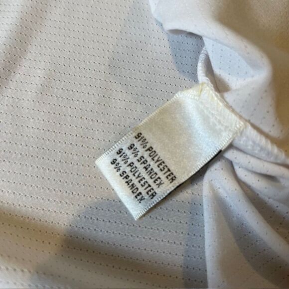 NWT Sport Haley Women's 3/4 Sleeve White Collared Athletic Blouse Small - Picture 7 of 10